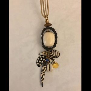 African Necklace with multiple pendants